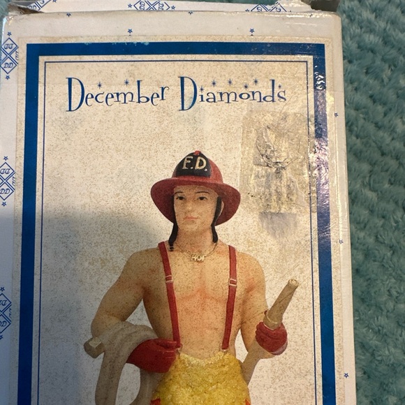 Firefighter “BLAZE” Merman Ornament LGBQT Retired, 2007 almost VTG RARE - Picture 9 of 10